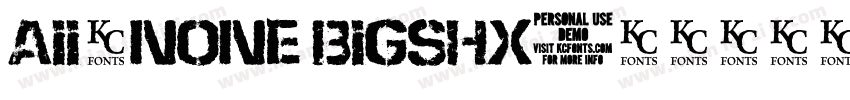 aii了none bigshx字体转换